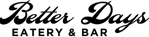 Better Days Eatery Bar logo small black